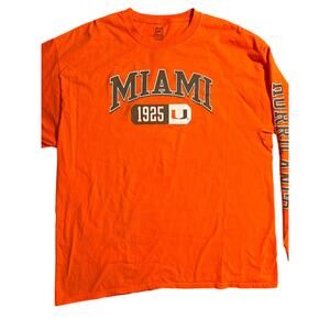 Miami Hurricanes Long Sleeve Football Shirt
